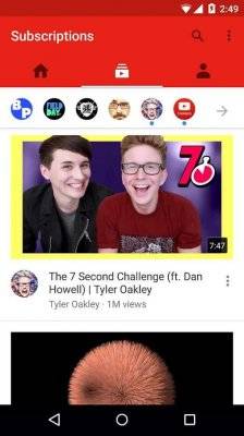 YouTube для Андроид